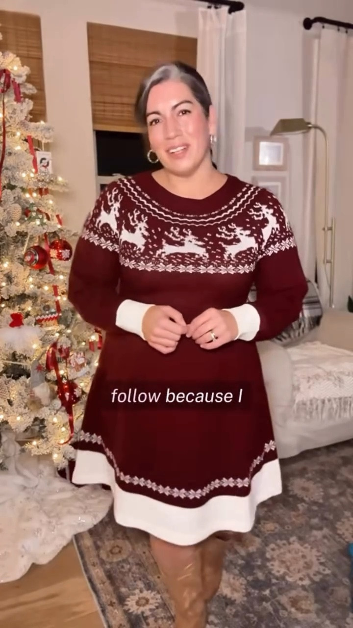Holiday Hips don’t lie in this super cute sweater dress from @bloomchic 

Follow @nicholebabinec for more curvy fashion 

#bloomchic #christmassweater #curvyfashion

#LTKHoliday #LTKMidsize #LTKPlusSize