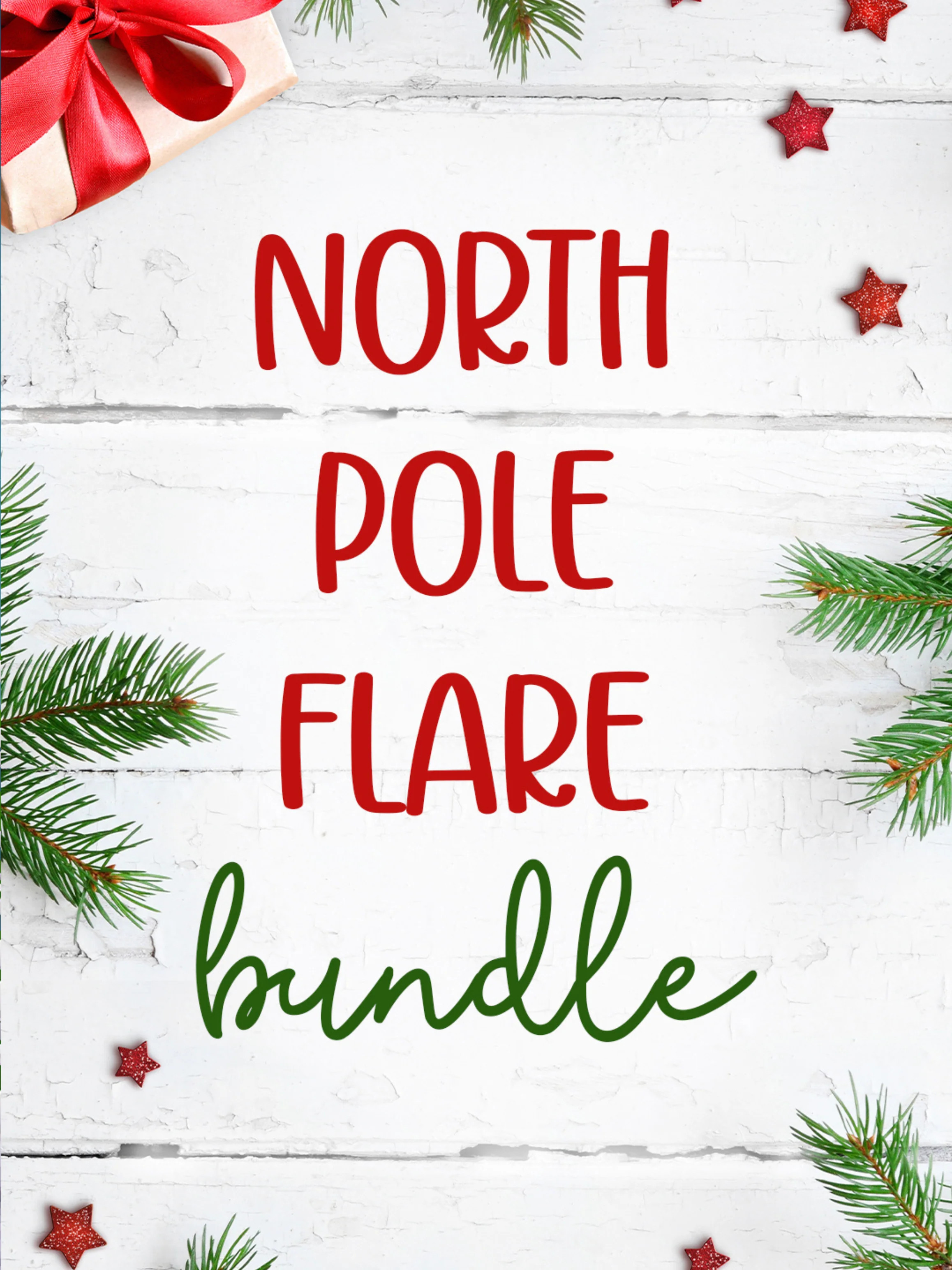 North Pole Flare Bundle (1 Fiona Flare + 1 Christmas Crewneck) | Willow Boutique