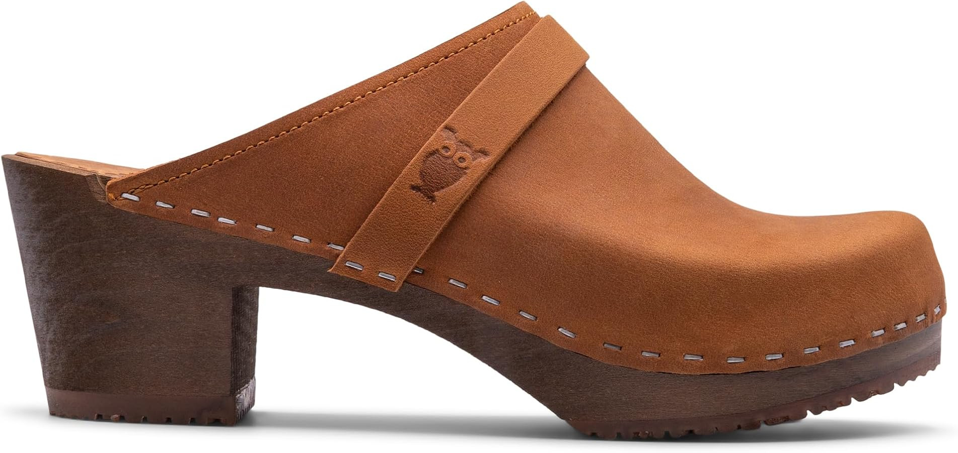 Sandgrens Handmade Swedish Wood Clogs for Women, High Heel Mule | Dublin | Amazon (US)