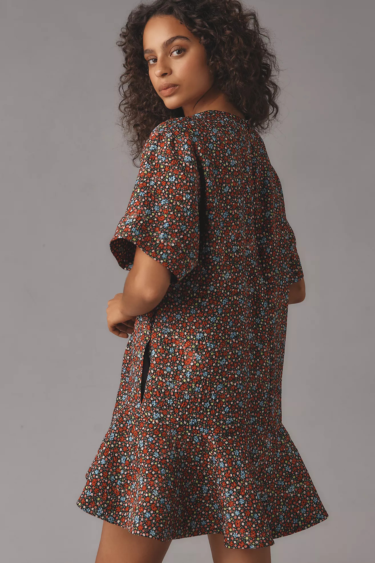 Essentiel Antwerp Gallows Drop-Waist Mini Dress | Anthropologie (US)