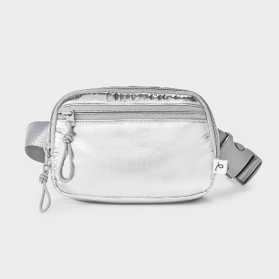 Girls' Fanny Pack - art class™ Silver | Target