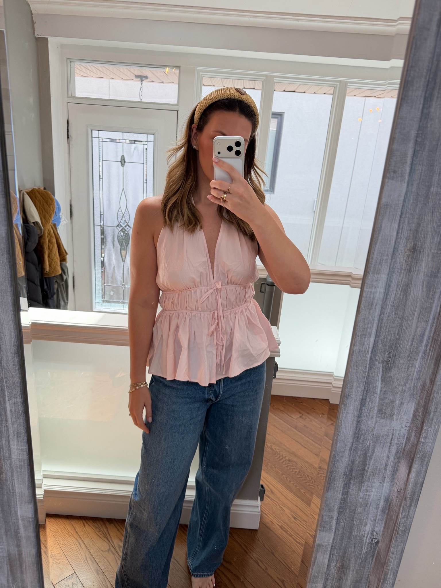 H&M pink top 🌸