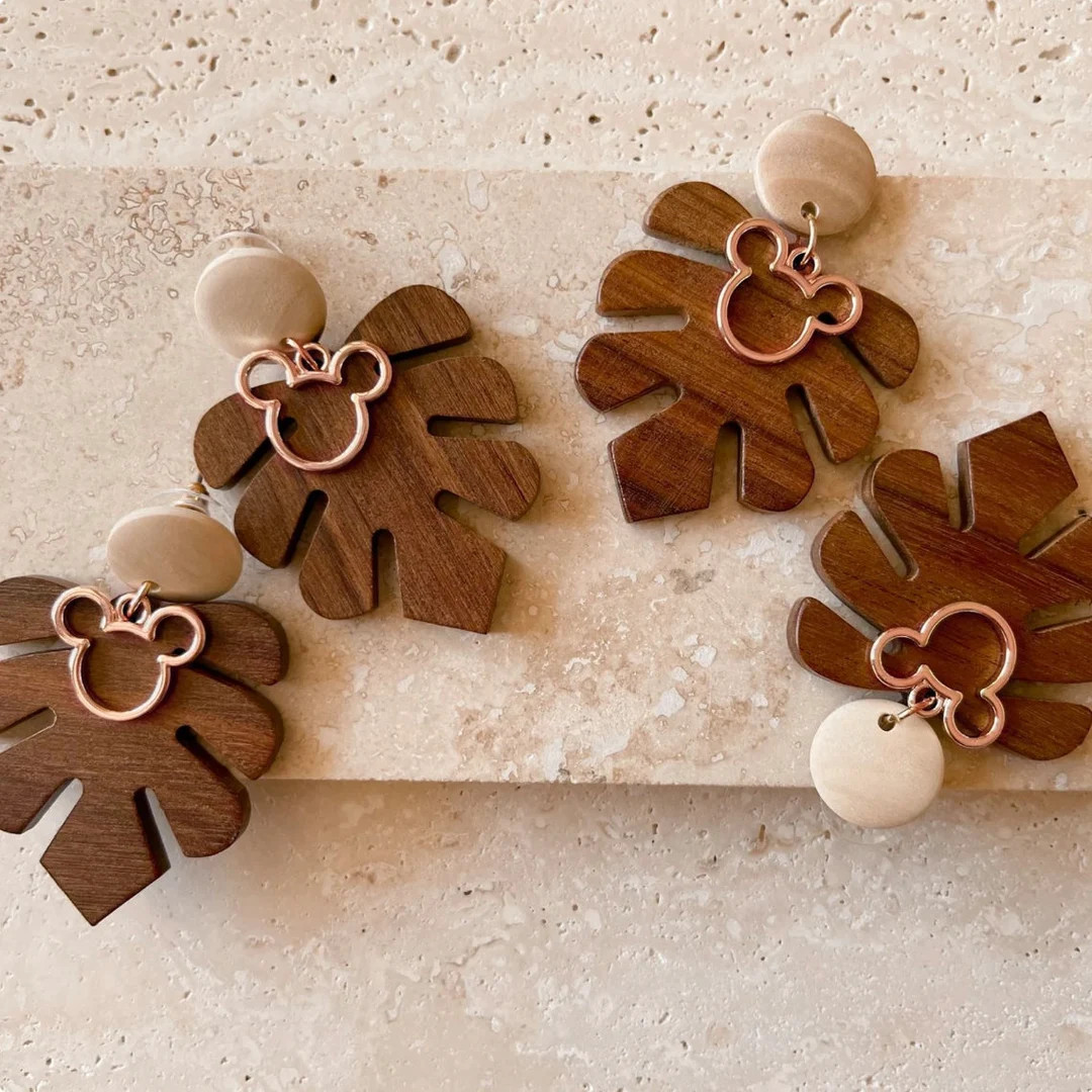 Animal Kingdom Disney Safari Earrings | Rose Gold - Etsy | Etsy (US)