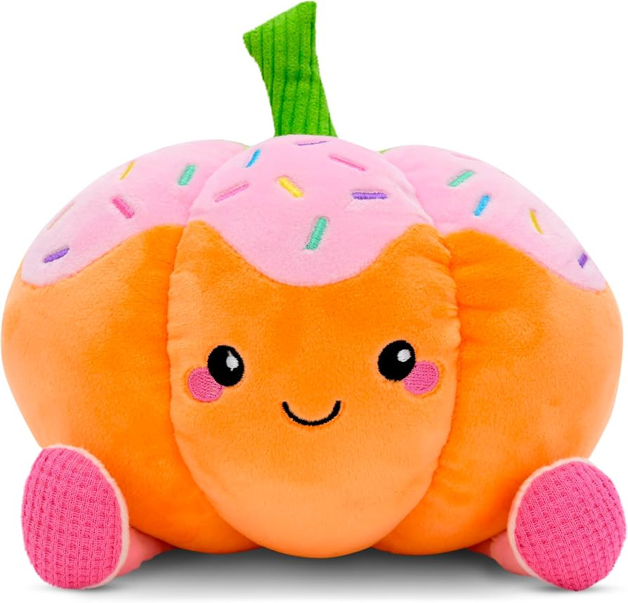 iscream Halloween Screamsicles 8" Plush Sweet Frosted Pumpkin | Amazon (US)