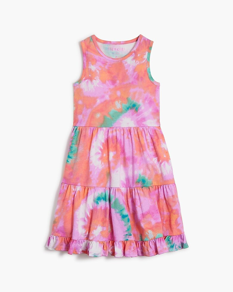 Girls' tie-dye tank dress | J.Crew Factory