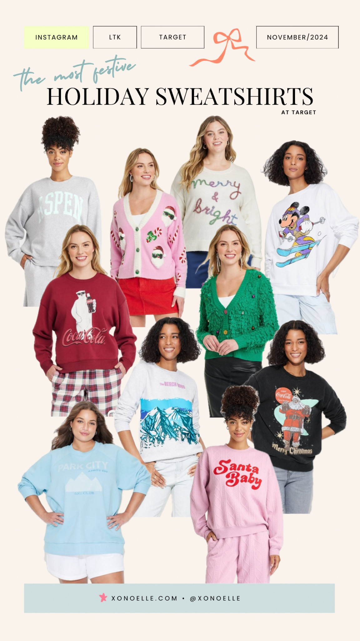 So many cute, festive sweatshirts and sweaters over at Target and every single one is 30% off today! Sale ends today  

#LTKHoliday #LTKSeasonal #LTKSaleAlert
