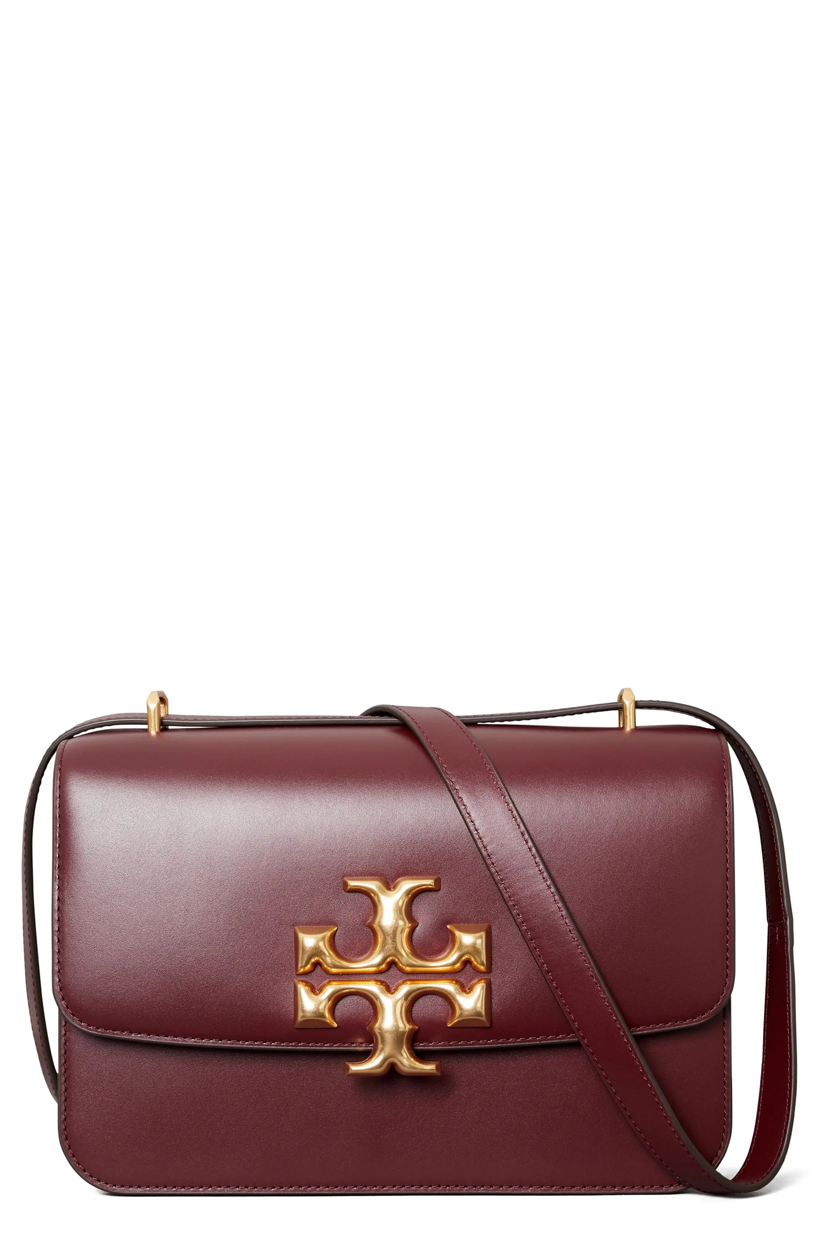 Tory Burch Eleanor Leather Shoulder Bag - Red | Nordstrom