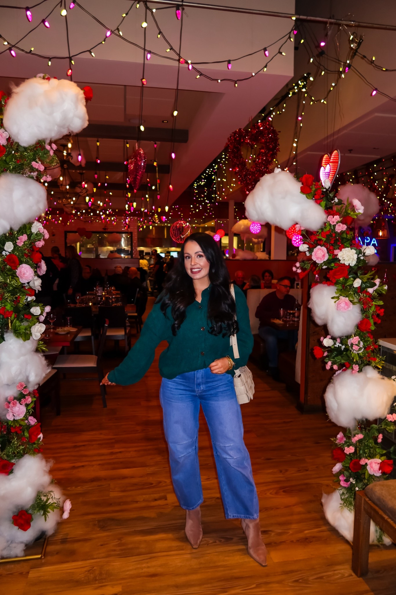 Amazon button front sweater, Amazon barrel leg jeans (tts), suede booties under $50! A perfect casual winter outfit 

#LTKSaleAlert #LTKValentine #LTKootd