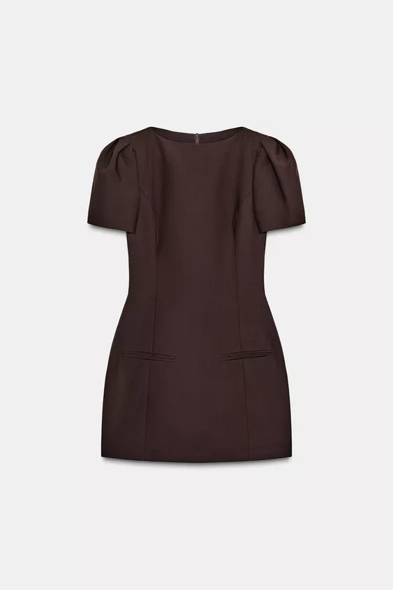 SHORT PLEATED POCKET DRESS | Zara US