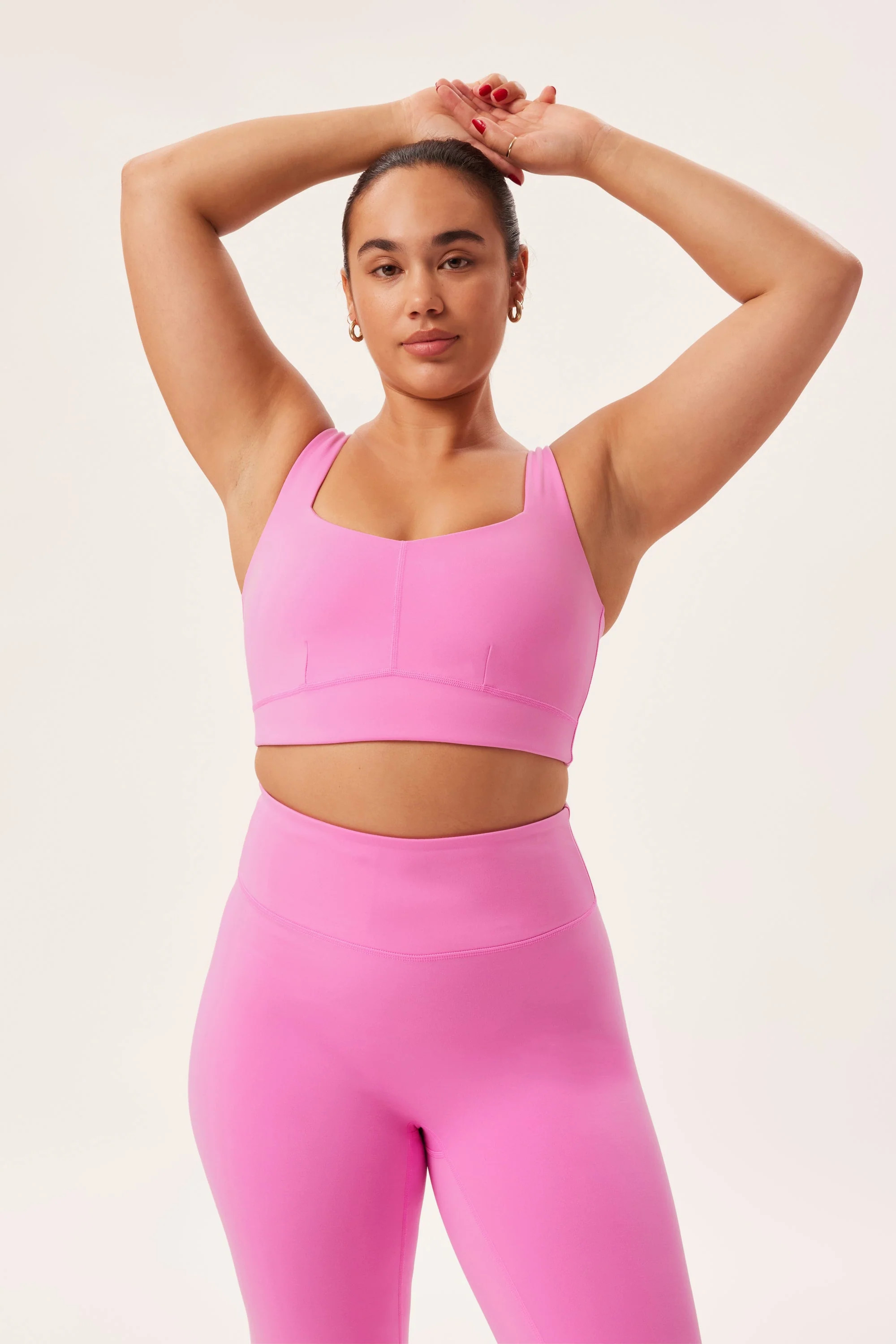 Bubblegum Addison Adjustable Bra (L) | Girlfriend Collective