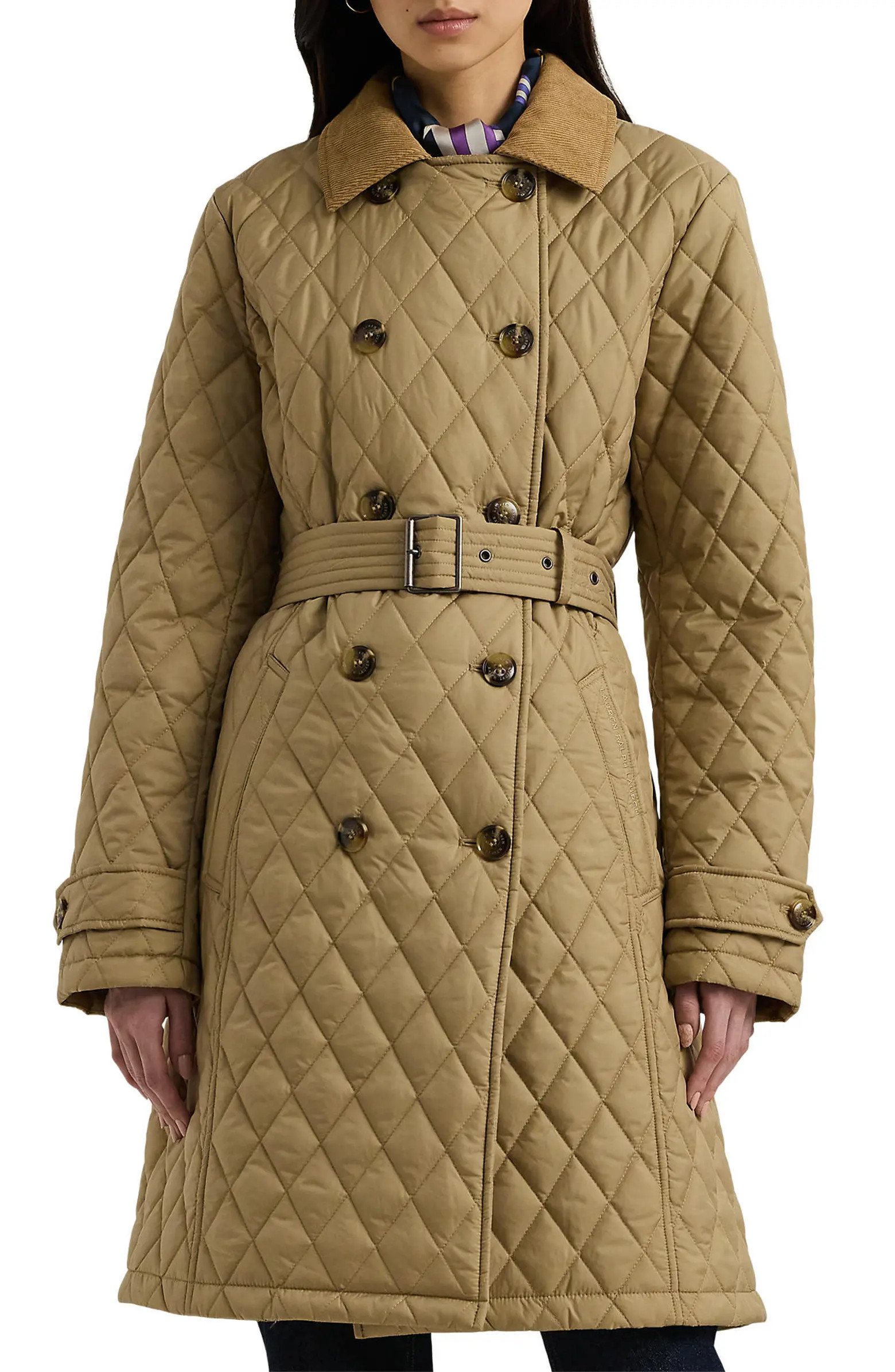 Lauren Ralph Lauren Quilted Trench | Nordstrom | Nordstrom