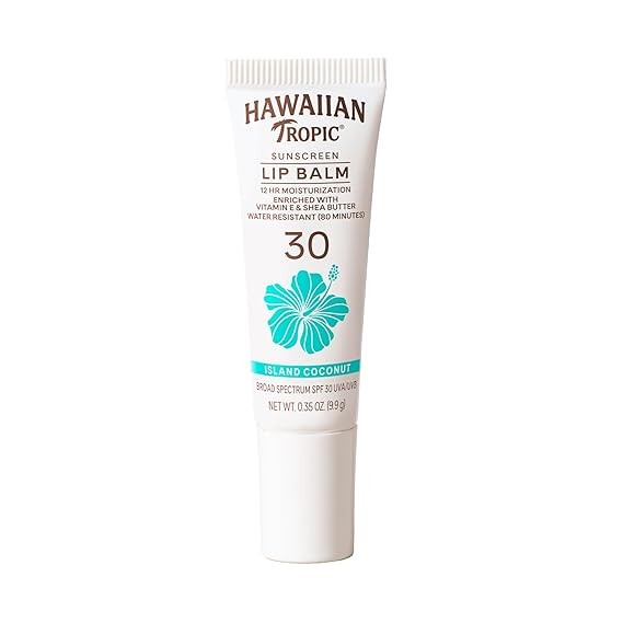 Hawaiian Tropic Lip Sunscreen SPF 30, Island Coconut | SPF Lip Balm, Beach Essentials, Travel Siz... | Amazon (US)