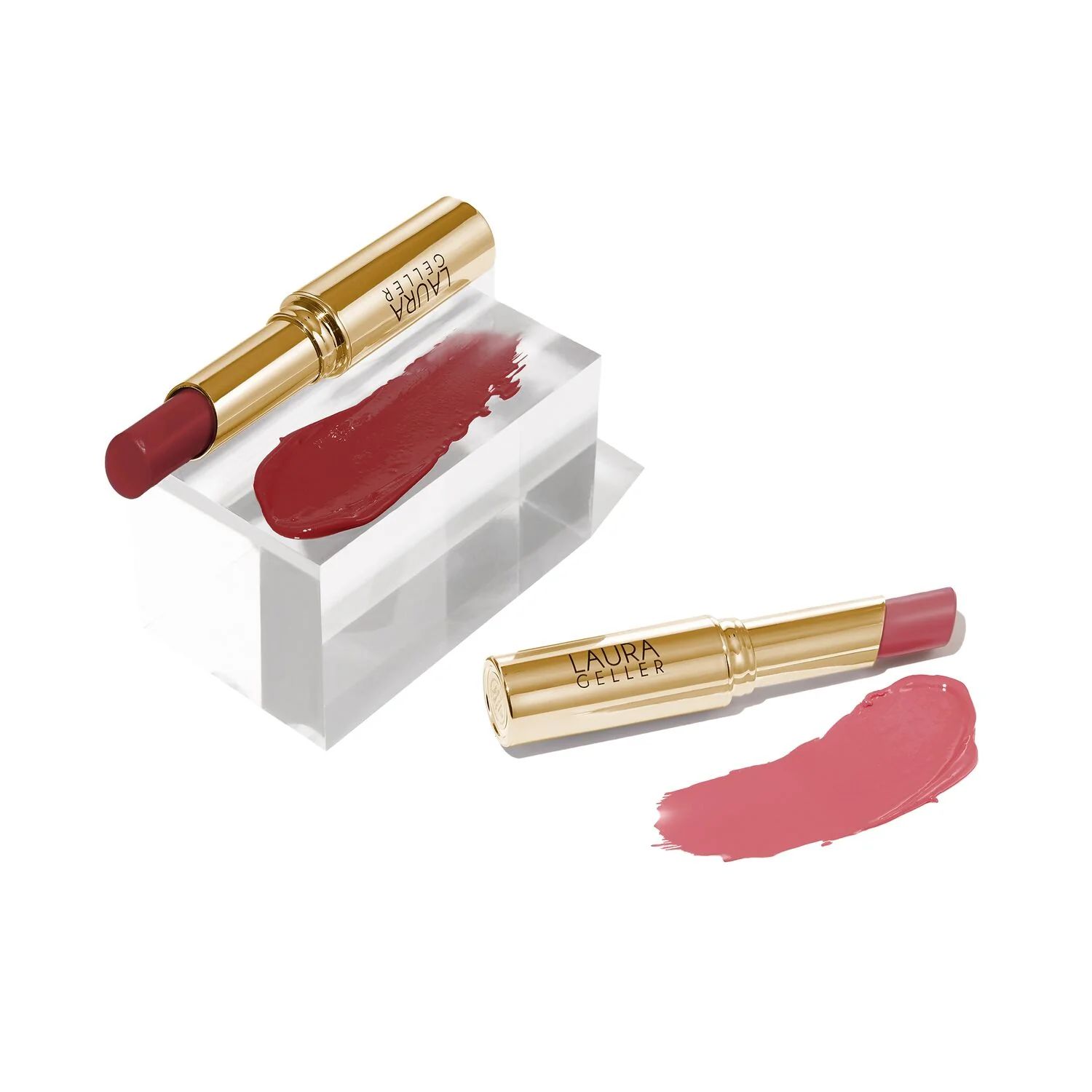 Jelly Balm Hydrating Lip Color Duo (Brick House, In the Buff) | Laura Geller