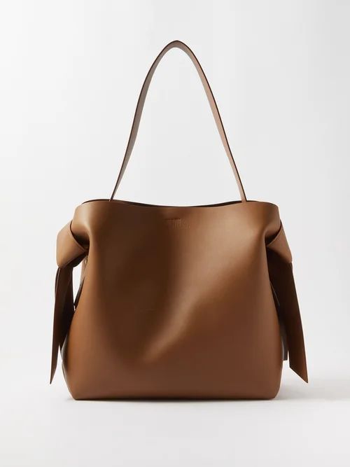 Acne Studios - Musubi Medium Leather Shoulder Bag - Womens - Brown | Matches (UK)