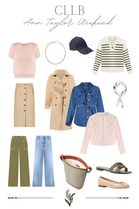 Ann Taylor Weekend Collection … perfect casual spring separates … 30% off + additional 15% off purchases over $200 through the weekend 🌷 

#LTKSeasonal #LTKSpringSale #LTKover40