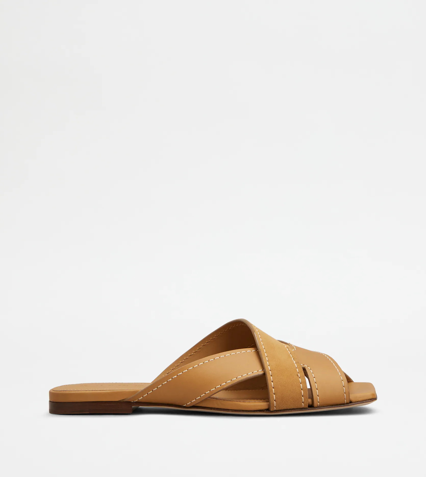 Sandals in Smooth Leather and Suede | Tods