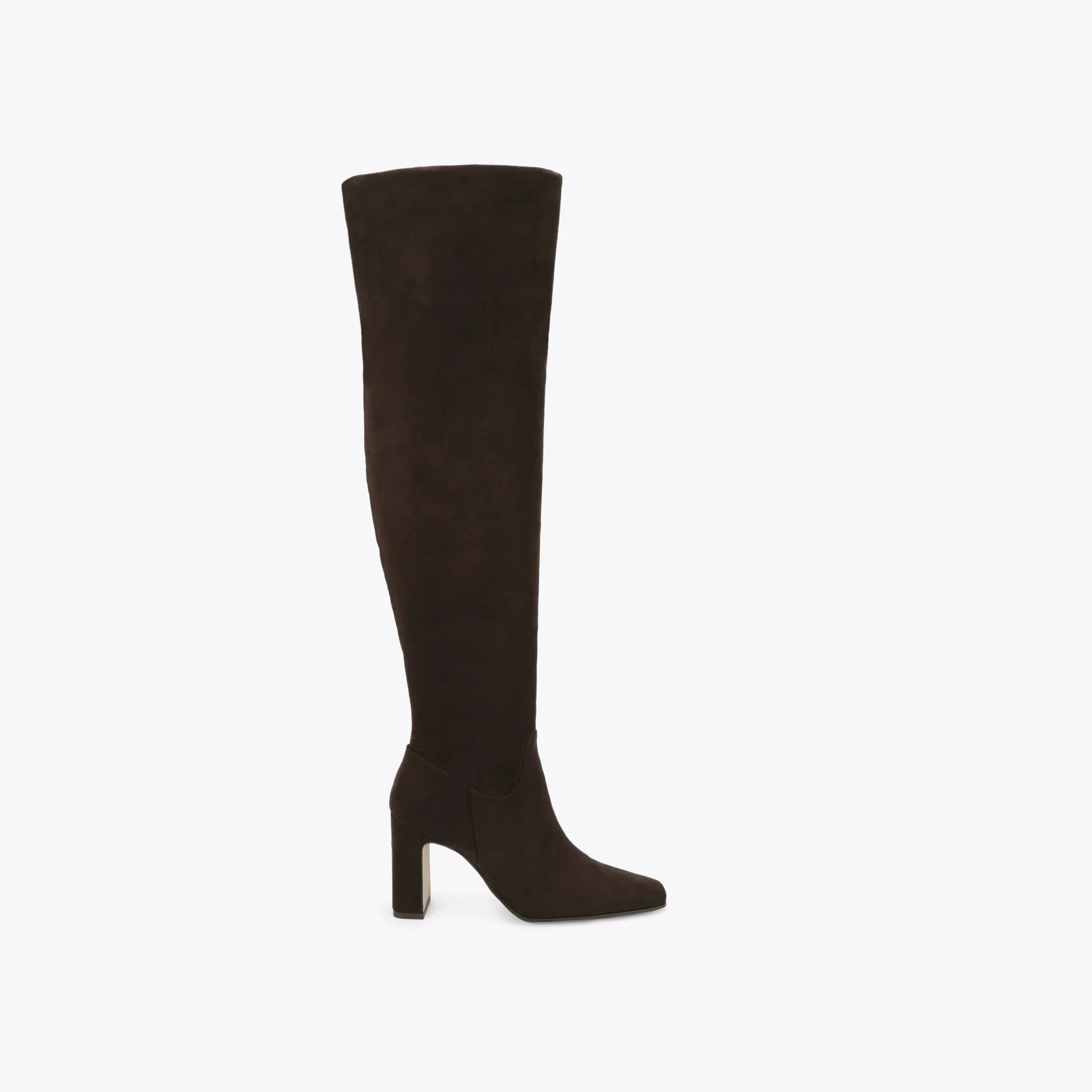 Fair Play Dark Brown Suedette | Steve Madden UK