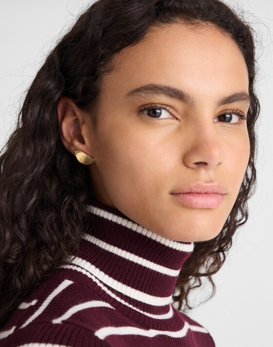Fan Stud Earrings | Madewell