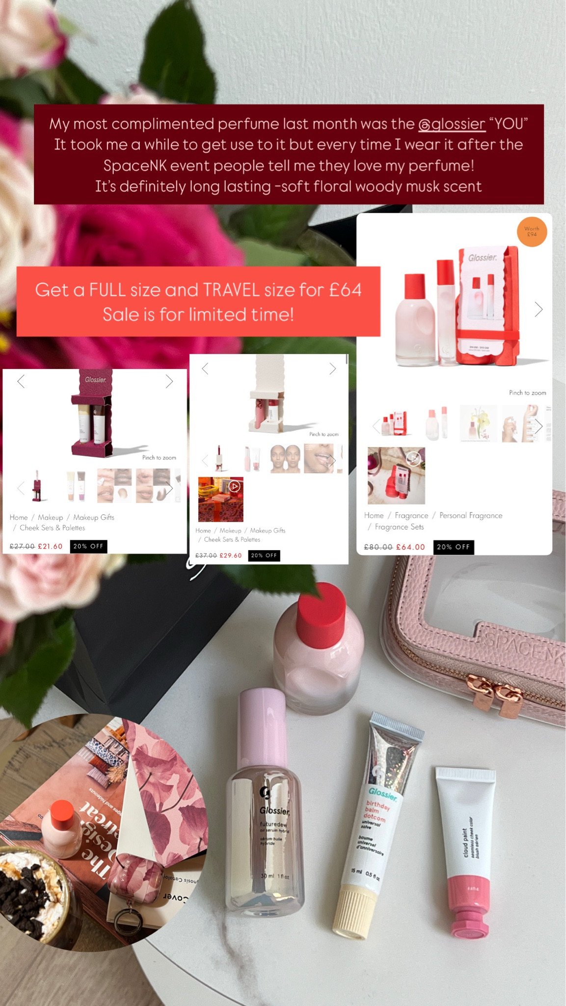 20% off glossier sets 🛒 spaceNK

#LTKsale #LTKmakeup #LTKbeauty