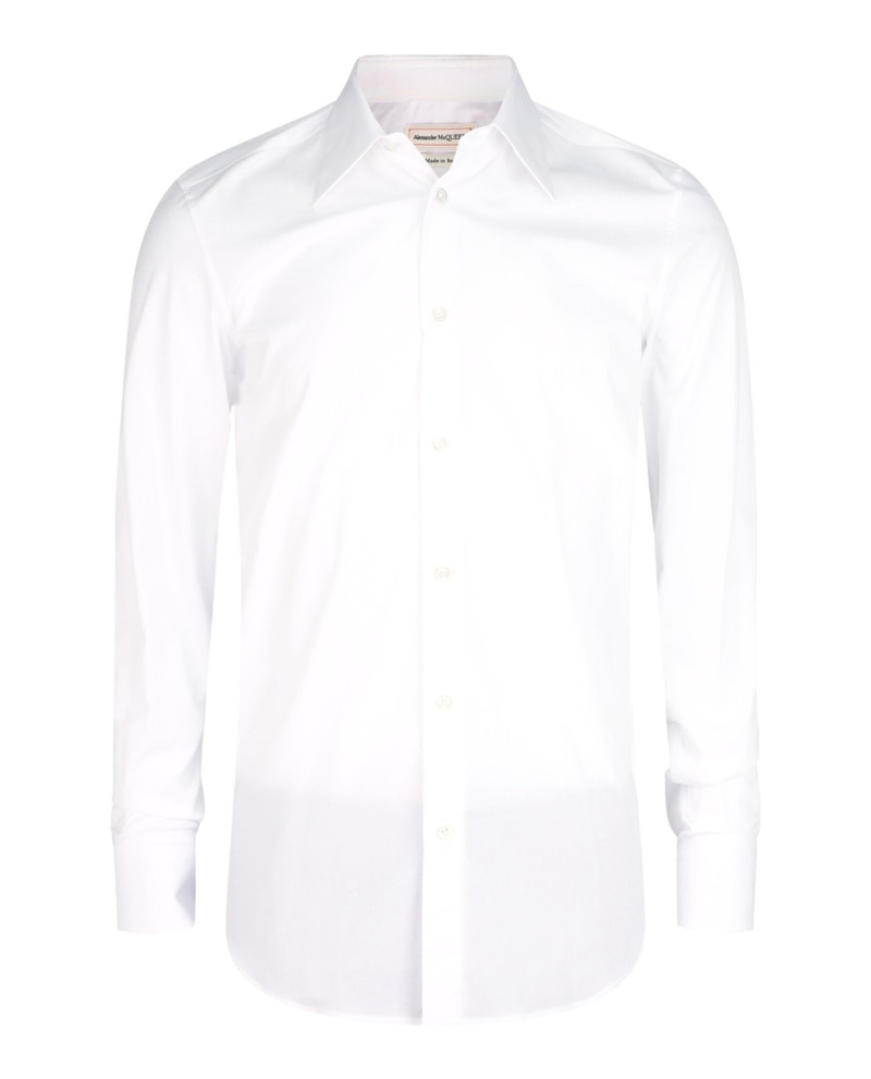 Men's Alexander McQueen Classic SlimFit Dress Shirt in White | StockX