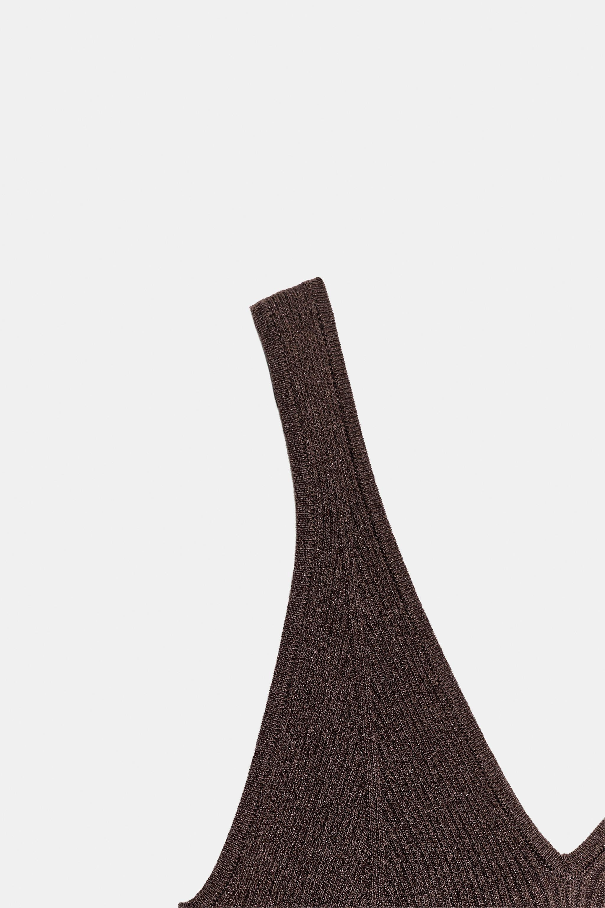 KNIT STRAPPY TOP | Zara UK