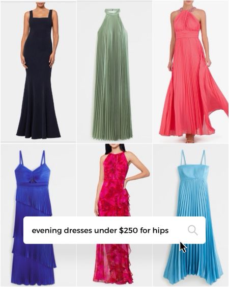 Wedding season is here! If you’re a pear shape with wider hips like me, I've got you covered with my top tips for finding the perfect evening dress!

💛 Say yes to
• flowy dresses
• a-line shapes
• anything that accentuates the waist
• gowns with volume on bottom

👎🏼 Avoid 
• drop waists
• fitted column dresses

All these dresses are under $250

#LTKstyletip #LTKmidsize #LTKwedding