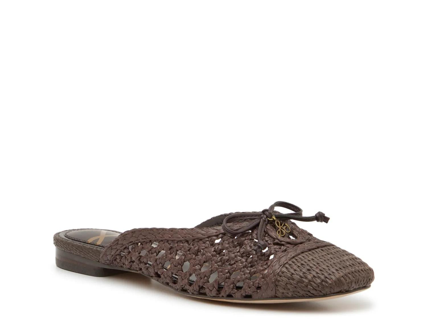 Sam Edelman Signature Collect Minna Mule | Women's | Dark Brown | Size 6.5 | Flats | DSW