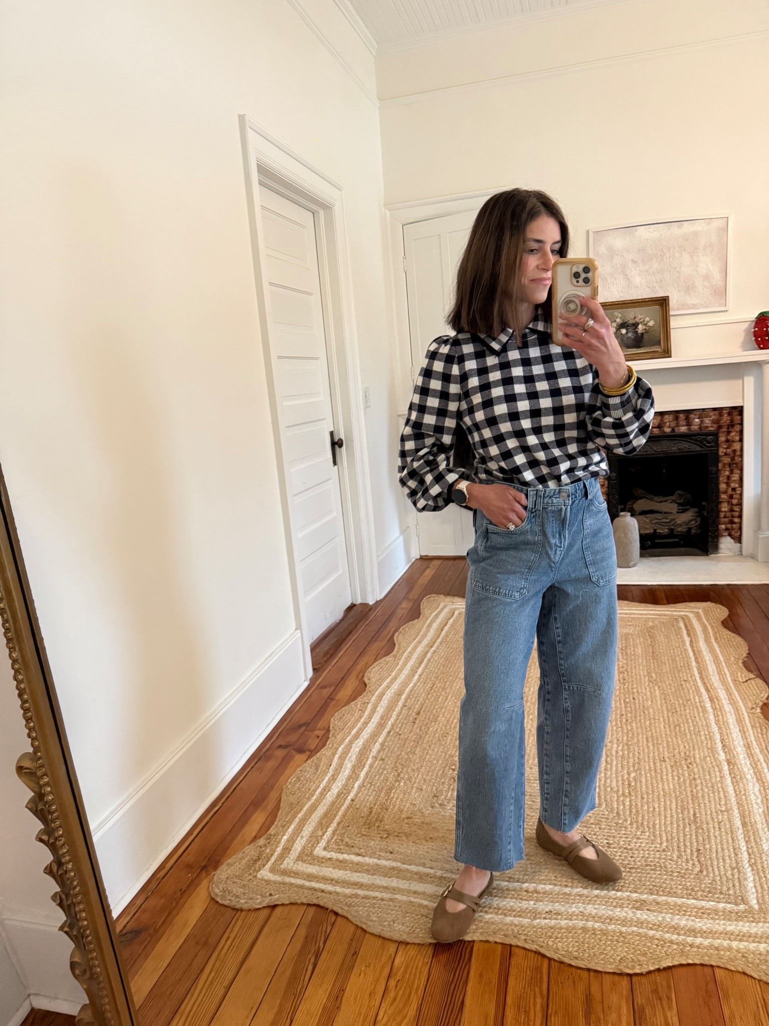 Walmart, save version jeans size 2. Small sweater 

#LTKValentine #LTKgrwm #LTKSeasonal