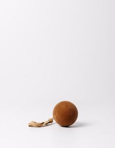 Skadi Velvet Ornament - Camel | THELIFESTYLEDCO