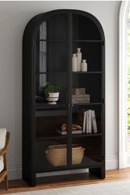 Beautiful arched storage cabinet now on sale.  Living room decor, home decor 

#LTKSaleAlert #LTKHome #LTKSeasonal