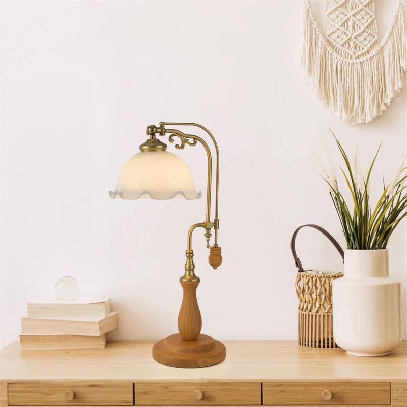 Solid Wood Arched Lamp | Wayfair North America