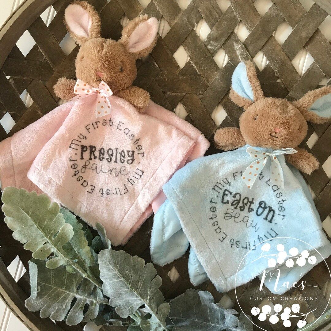 Easter Baby Gift, Easter Lovie, personalized, Baby's First Easter, Baby gift, Easter Gift, Boy, G... | Etsy (US)