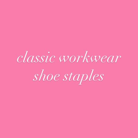 Classic workwear shoe staples 