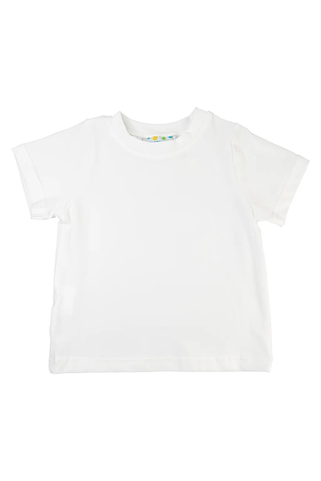 Boys White Pima Shirt Only | Sugar Dumplin' Kids