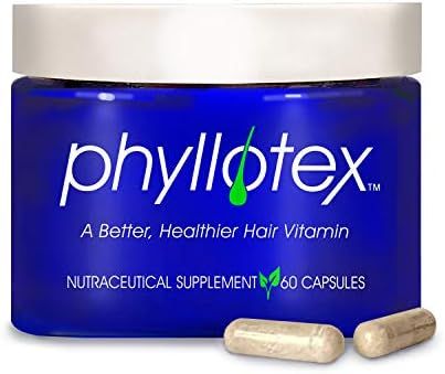 Phyllotex Premium Hair Vitamin Supplement for Women, Reduces Shedding & Hair Thinning, For Fuller... | Amazon (US)