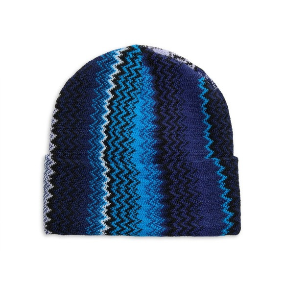 NWT Blue Zig-Zag Missoni Hat | Poshmark
