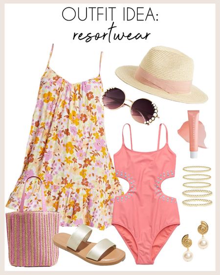 The cutest resort wear outfit idea for your next beach trip! 

#resortwear

Resortwear. Spring break outfit. Floral swim coverup  

#LTKstyletip #LTKswim #LTKSeasonal