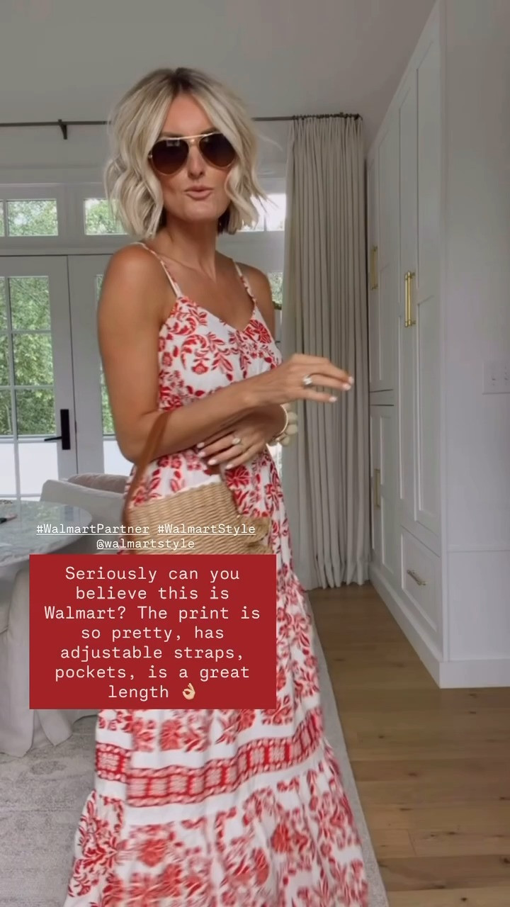 So impressed with this dress from Walmart! It looks so much like a Farm Rio dress but for a much affordable price! It's also 100% cotton which is also a score. Wearing XS

Loverly grey, resort wear, farm rio dupe inspired walmart, affordable vacation outfit ideas, maxi summer dress under 30 

 #LTKSeasonal #LTKSaleAlert #LTKTravel