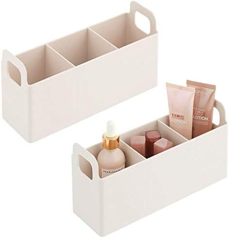 mDesign Plastic Bathroom Vanity, Cabinet, Countertop Cosmetic Organizer Storage Station Makeup Ho... | Amazon (US)