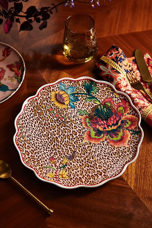 House of Hackney Majorelle & Wild Card Dinner Plate | Anthropologie (US)