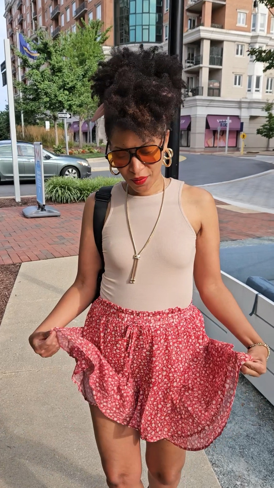 Date night outfit: wearing size XS in the top and size (s) in the skirt. 

#LTKVideo #LTKOver40 #LTKFindsUnder100