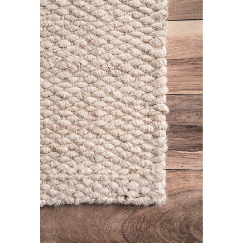 Beckett Hand-Woven Bleached Area Rug | Wayfair North America