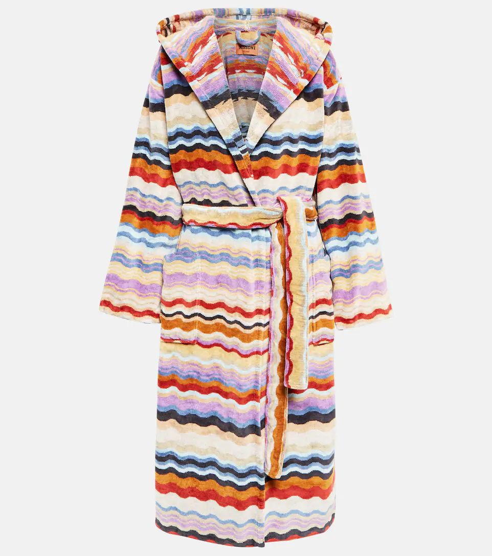 Bonnie chevron cotton robe | Mytheresa (US/CA)