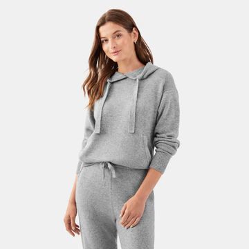 Luxe Cashmere Blend Sweater Hoodie | Martha