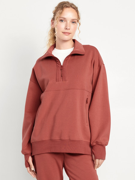 Dynamic Fleece Half-Zip Tunic | Old Navy (US)