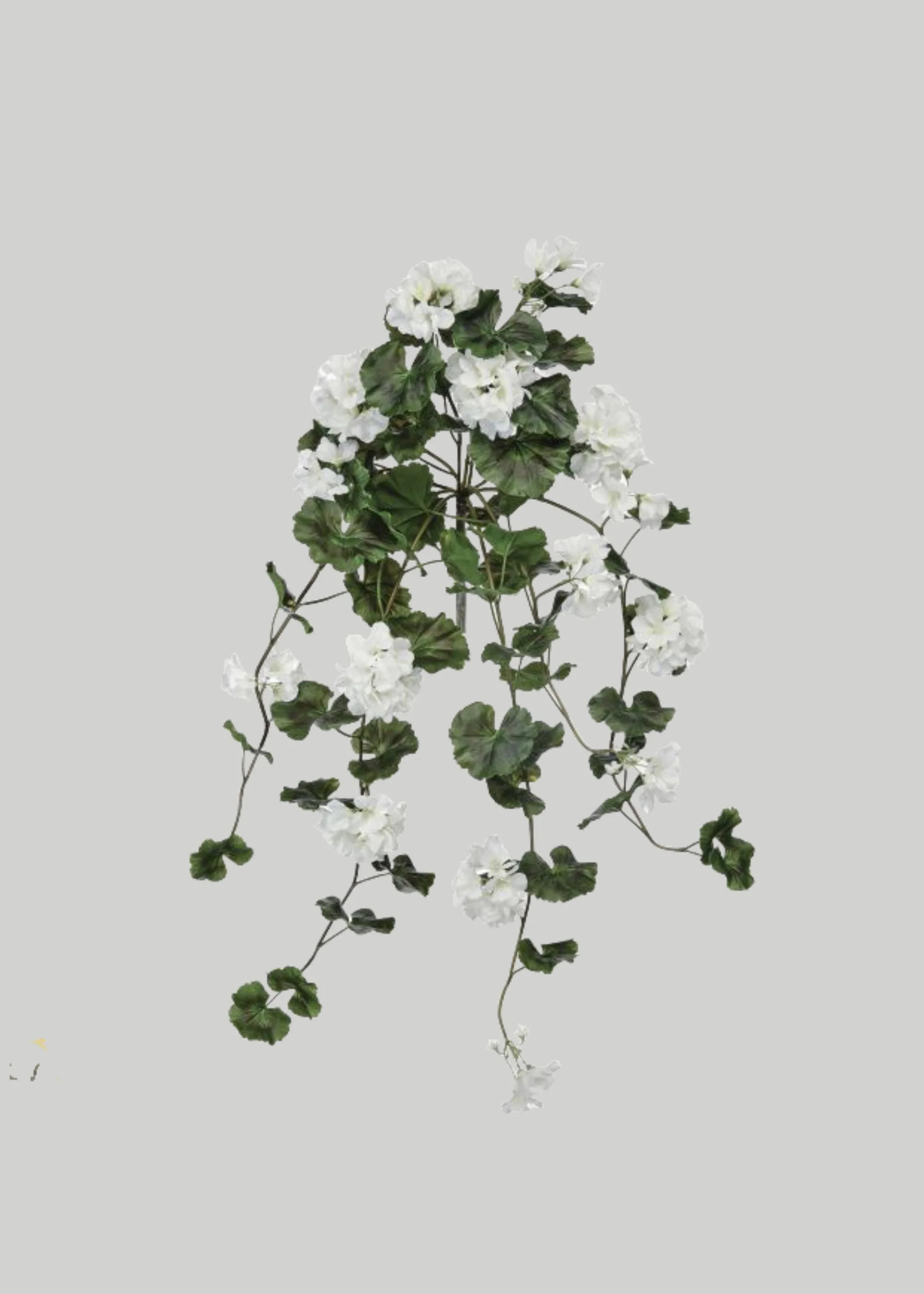 White Geranium Bush | Artificial UV Treated Outdoor Flowers | Afloral | Afloral