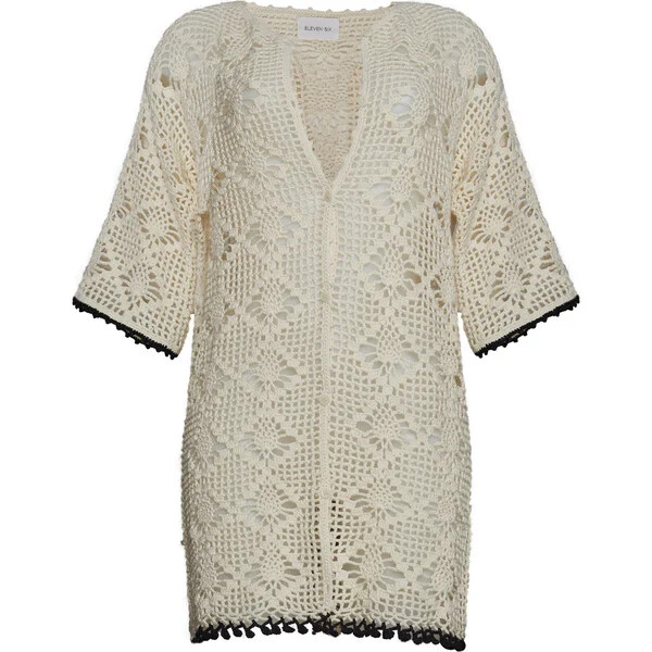 Violet Cover Up, Ivory | Maisonette