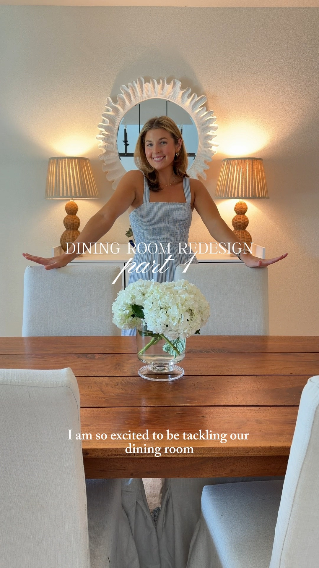 Dining room redesign part 1! @onequince #QuincePartner