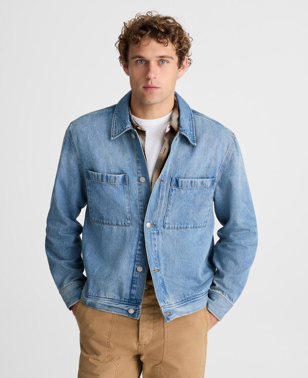 Denim Shirt-Jacket in Jamestown Wash | Madewell