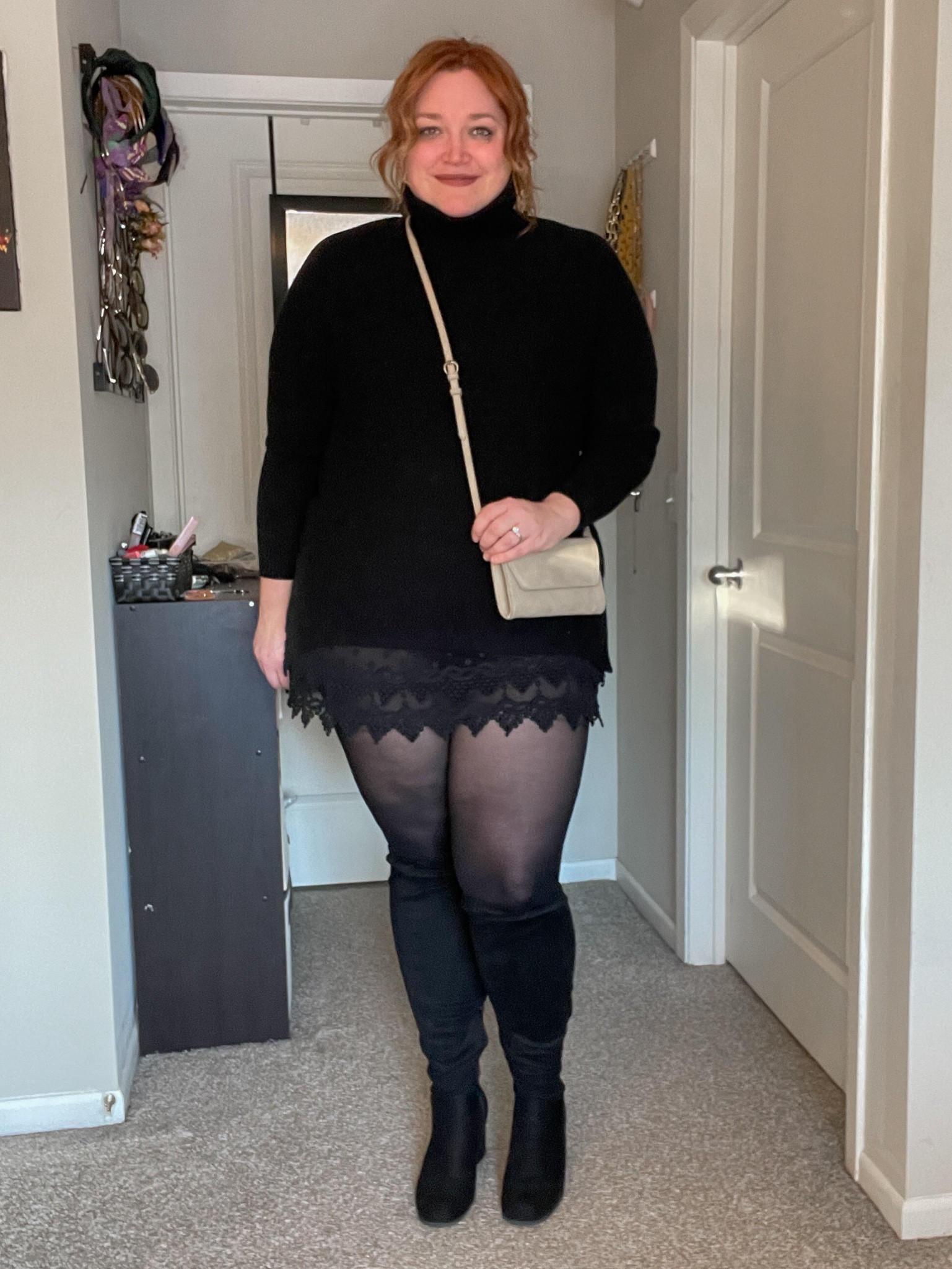 This outfit is great minus the sheer side of the skirt, I’d suggest wearing some spanx under if you’re worried about modesty 

#LTKplussize #LTKfindsunder50 #LTKmidsize